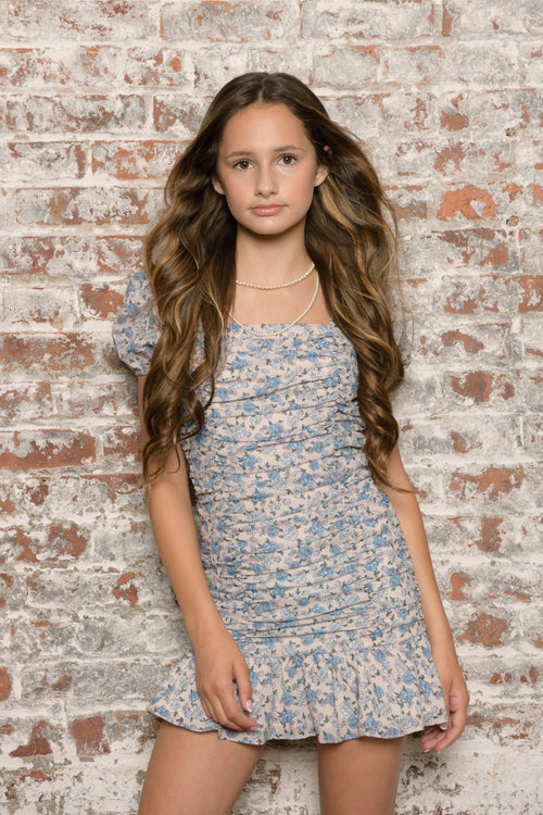 TWEEN ARIEL PRINTED SPECIAL OCCASION DRESS - FINAL SALE