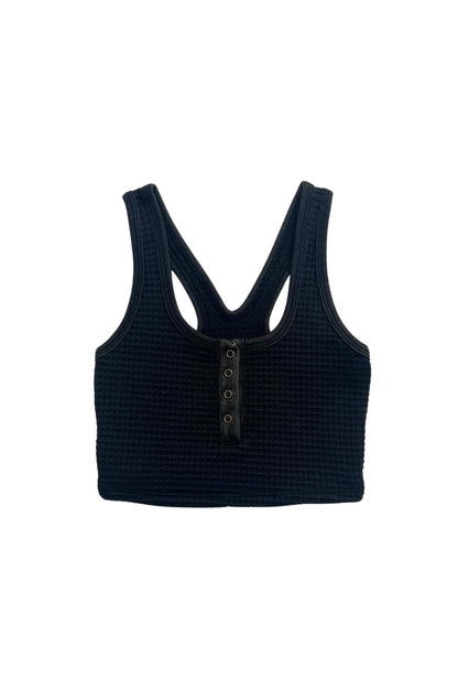 JUNIOR PACEY WAFFLE BRA TOP - FINAL SALE