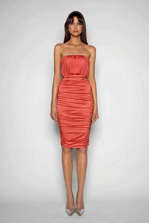 Aisha Dress - Coral