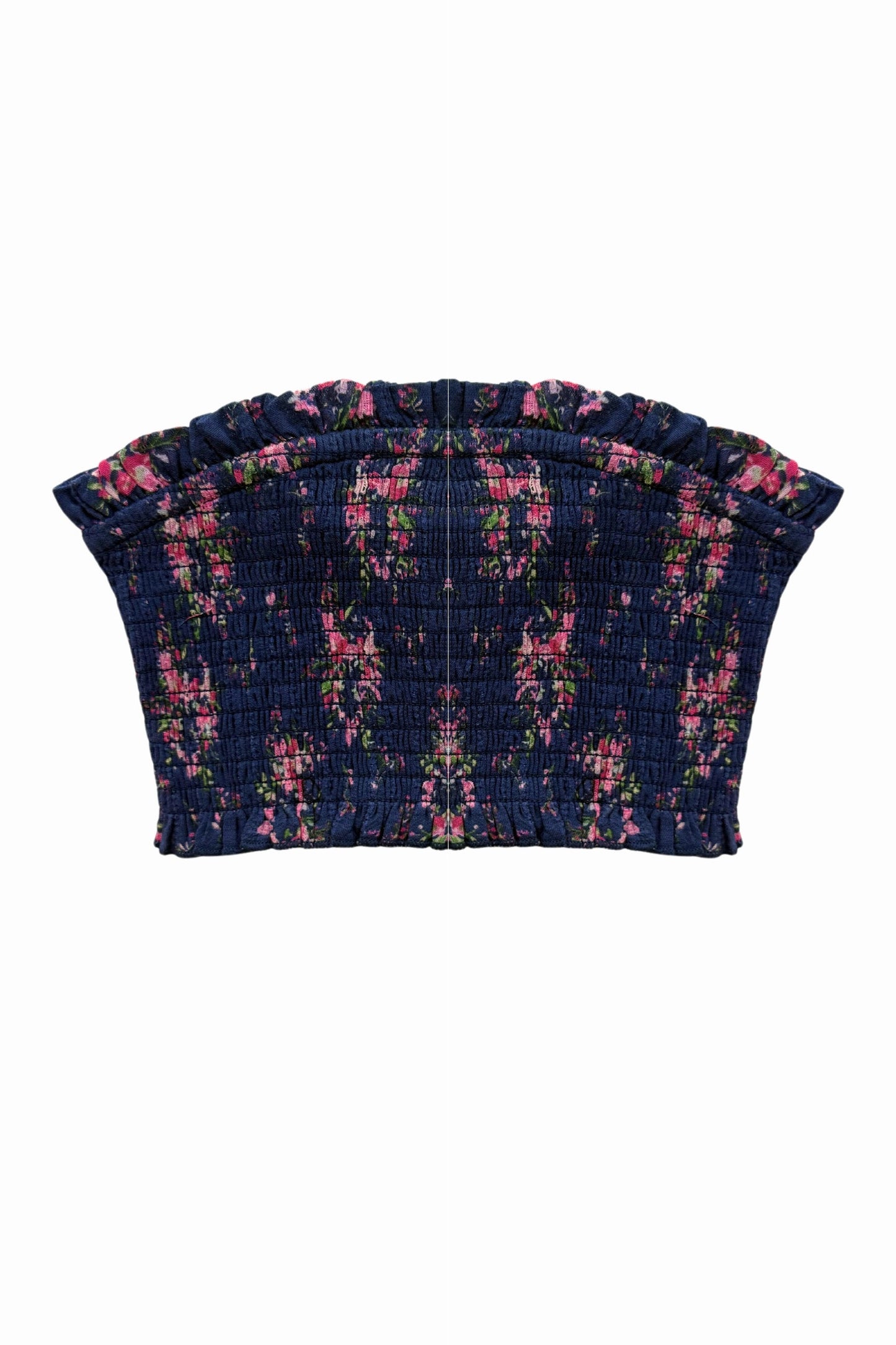 TWEEN BEA PRINTED SMOCKED TUBE TOP - FINAL SALE