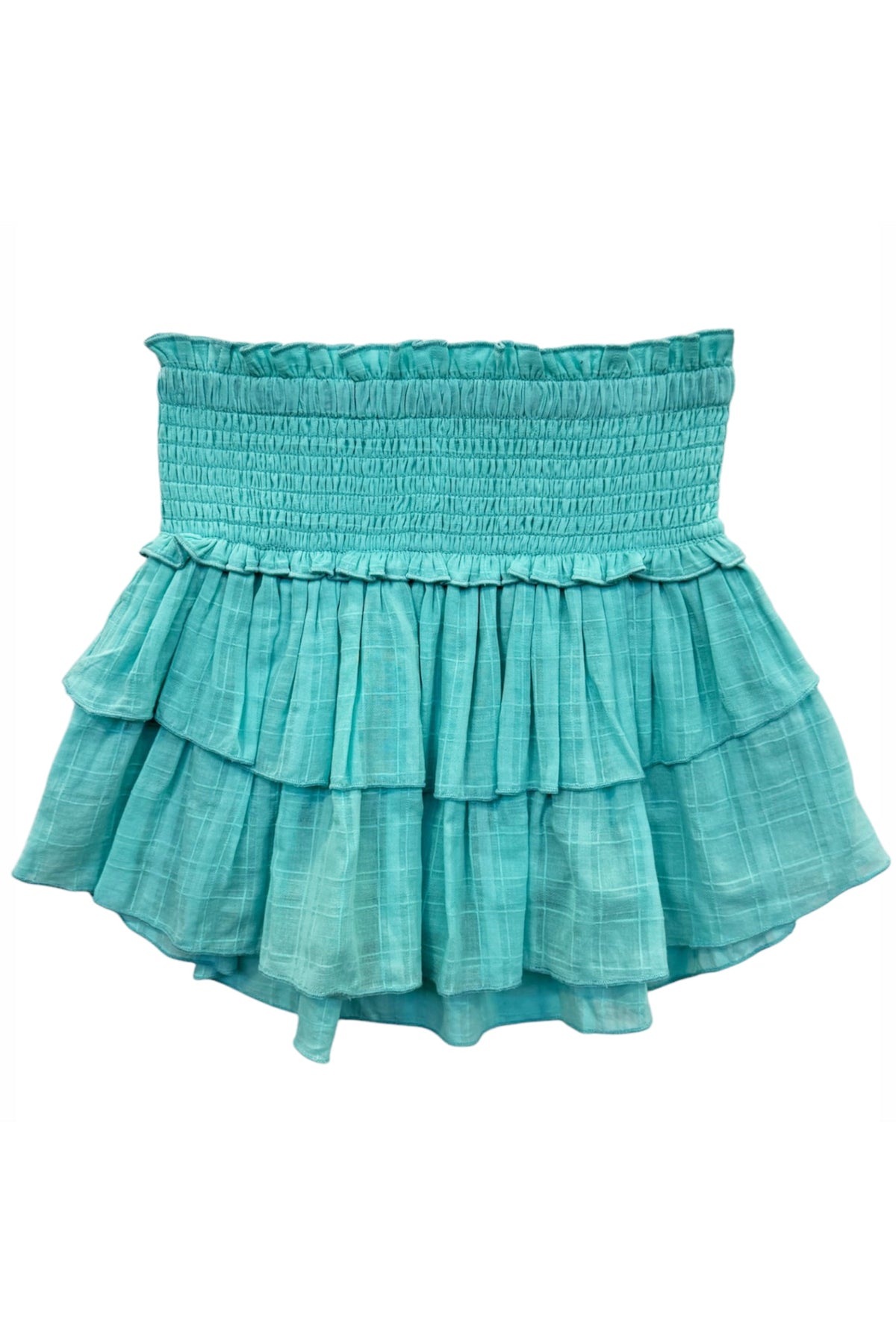 TWEEN BIANCA SOLID TIERED RUFFLE SKIRT - FINAL SALE