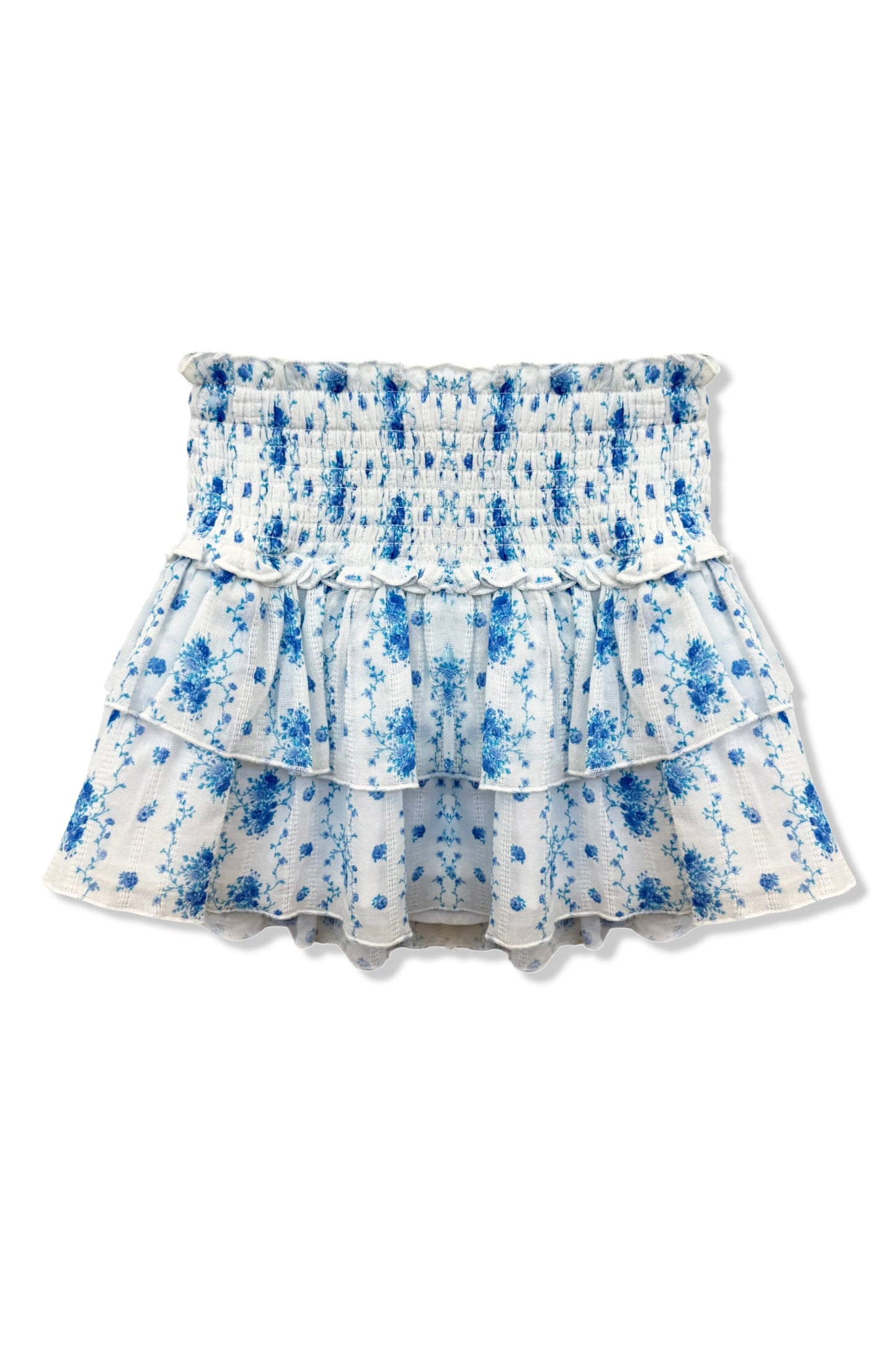 JUNIOR BIANCA PRINTED TIERED RUFFLE SKIRT - FINAL SALE