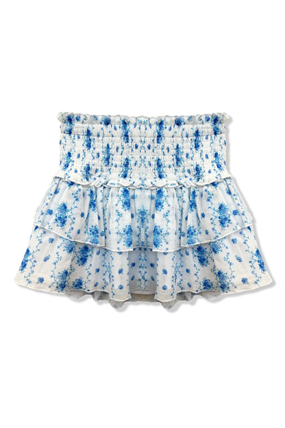 JUNIOR BIANCA PRINTED TIERED RUFFLE SKIRT - FINAL SALE