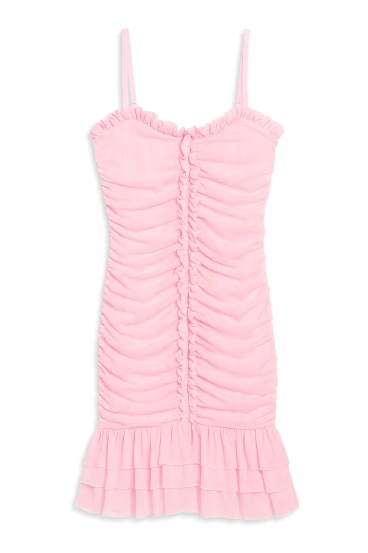 TWEEN BOBBI MESH RUFFLE DRESS