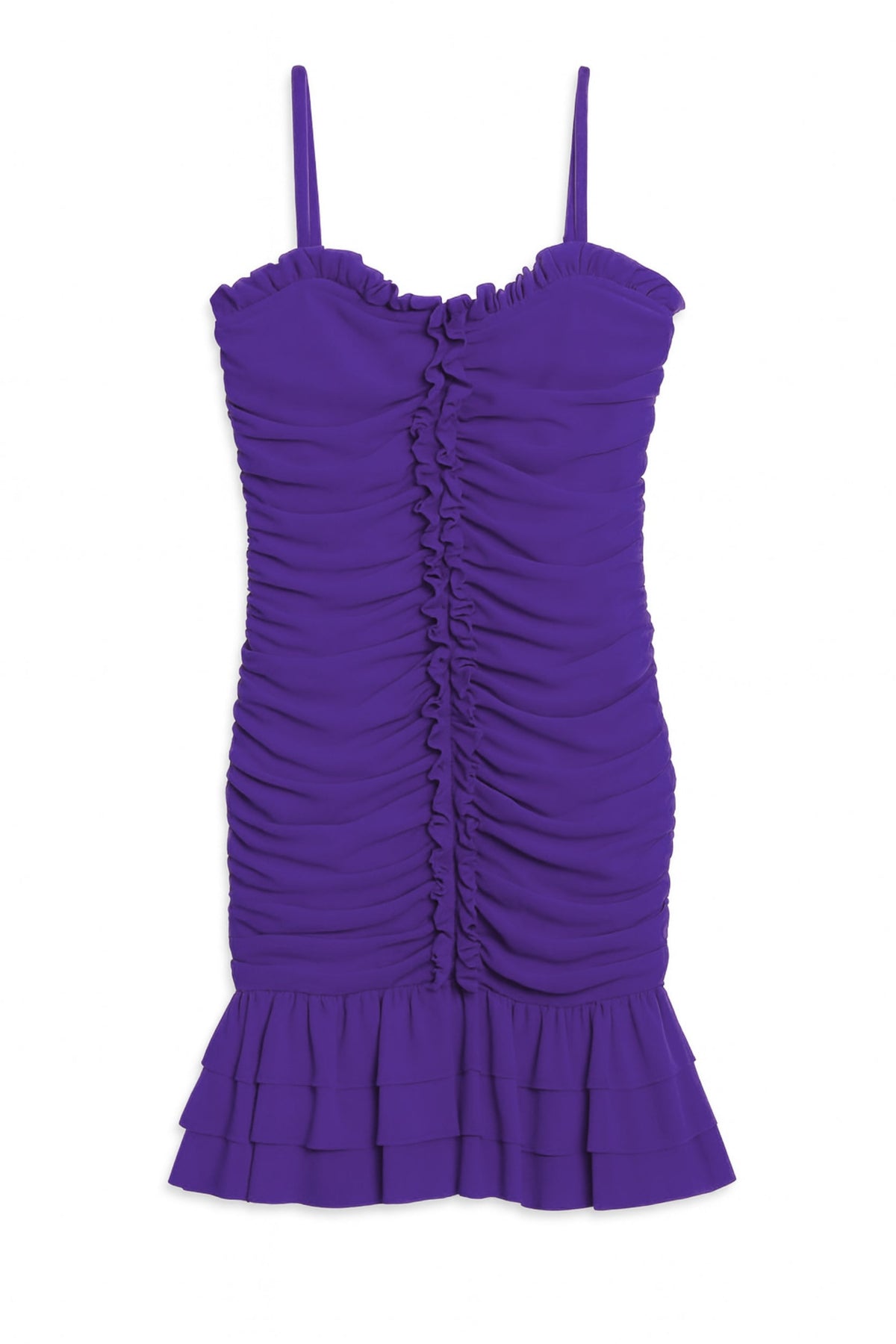 TWEEN BOBBI MESH RUFFLE DRESS
