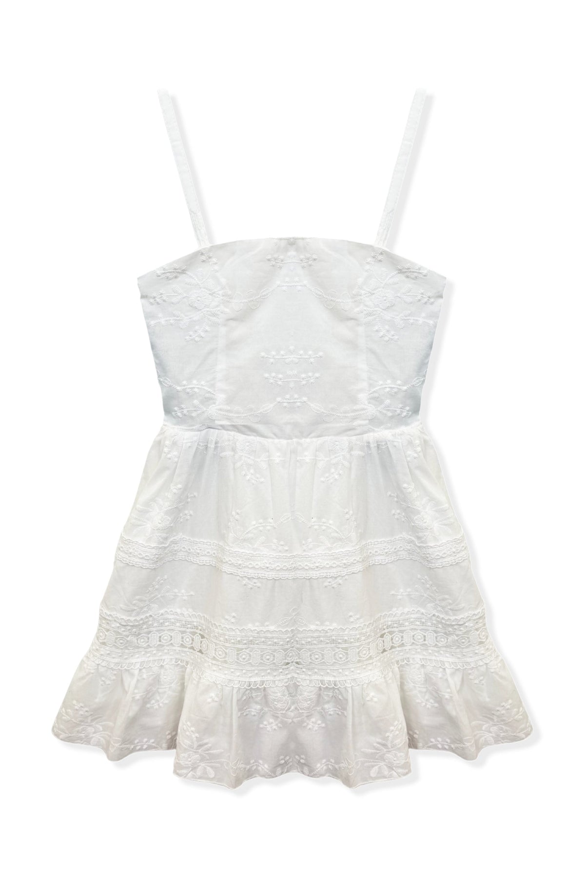 JUNIOR BRIDGET LACE INSERT DRESS