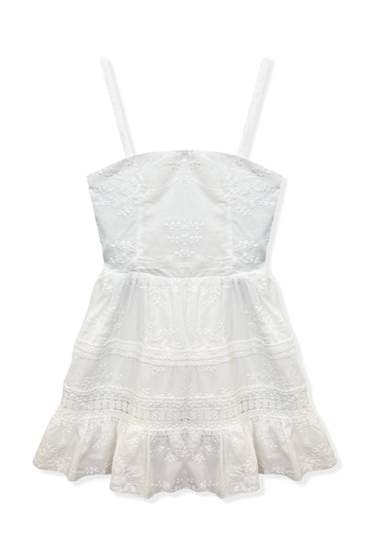 JUNIOR BRIDGET LACE INSERT DRESS