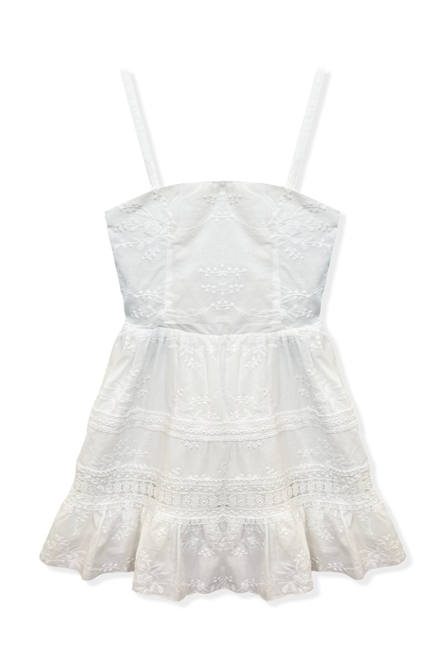 TWEEN BRIDGET LACE INSERT DRESS - FINAL SALE