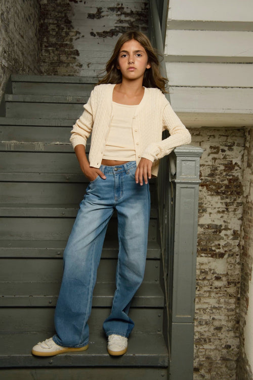 TWEEN BRIXTON CONTRAST PANEL JEANS