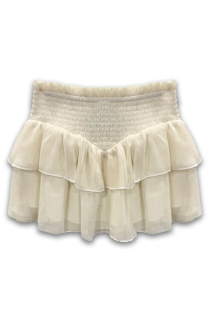 TWEEN BROOKE SOLID FANCY RUFFLE SKIRT
