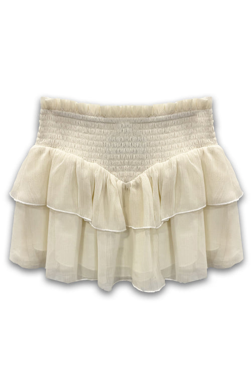 TWEEN BROOKE SOLID FANCY RUFFLE SKIRT