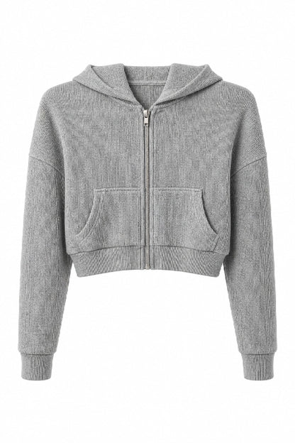 TWEEN BRYNN WAFFLE LOUNGE HOODIE