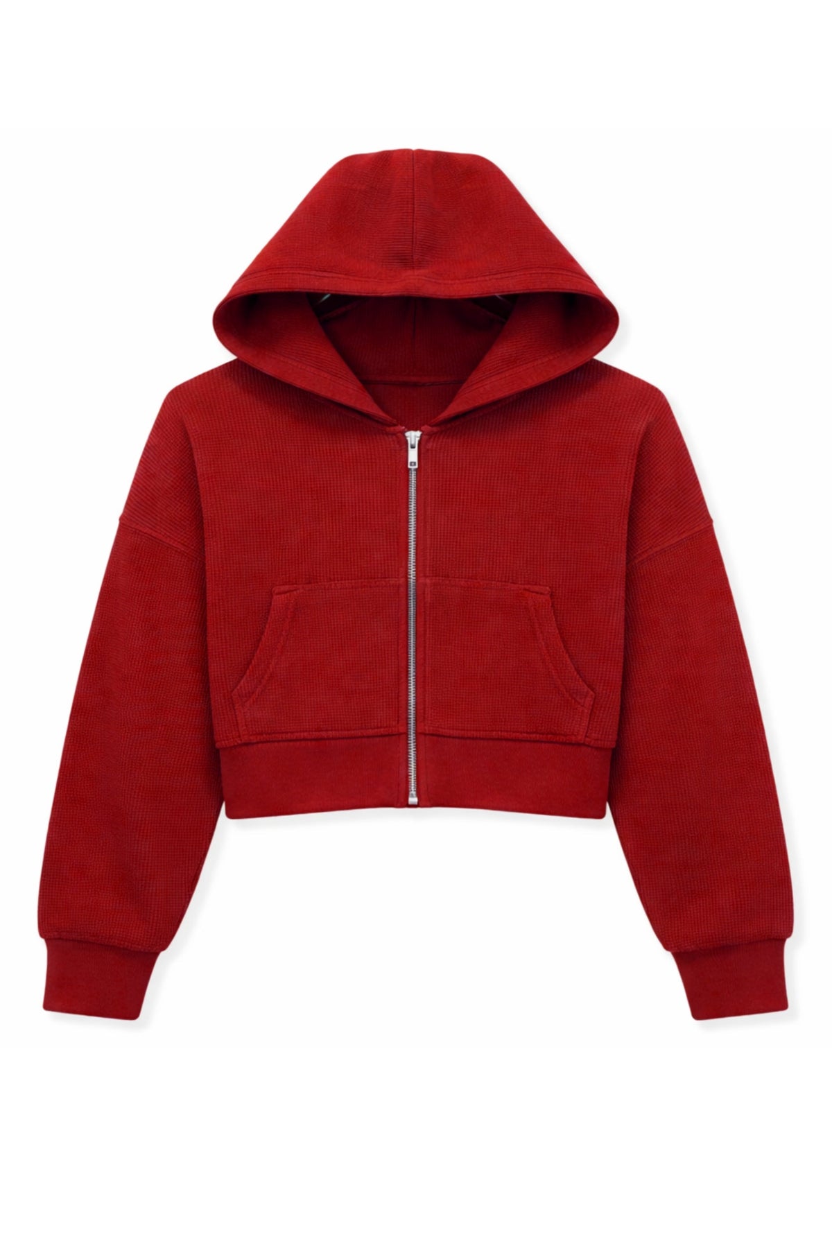 JUNIOR BRYNN CAMP WAFFLE LOUNGE HOODIE
