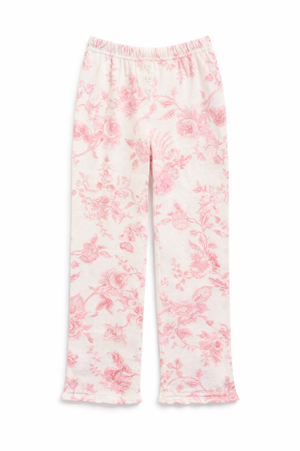 TWEEN BRYNN WAFFLE PRINTED LOUNGE PANTS