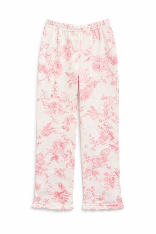 TWEEN BRYNN WAFFLE PRINTED LOUNGE PANTS