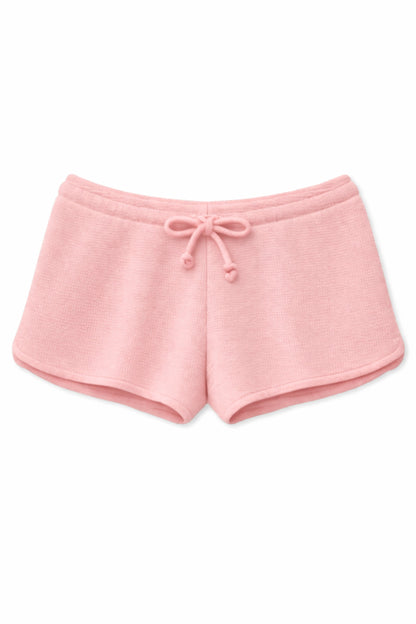 JUNIOR BRYNN WAFFLE LOUNGE SHORTS