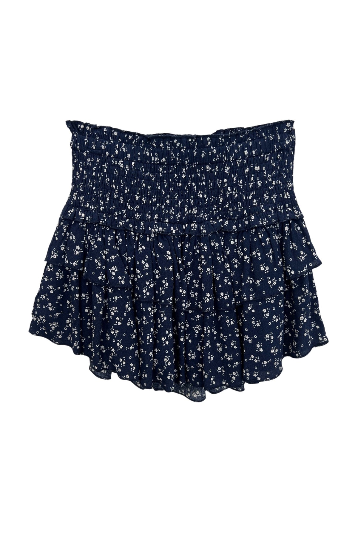 JUNIOR BIANCA PRINTED TIERED RUFFLE SKIRT - FINAL SALE