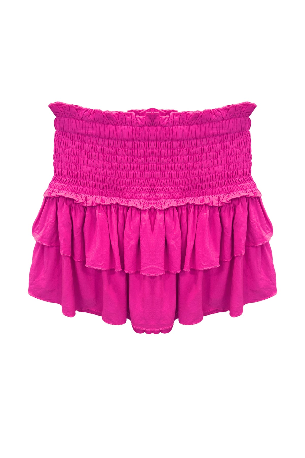 TWEEN BIANCA SOLID TIERED RUFFLE SKIRT - FINAL SALE