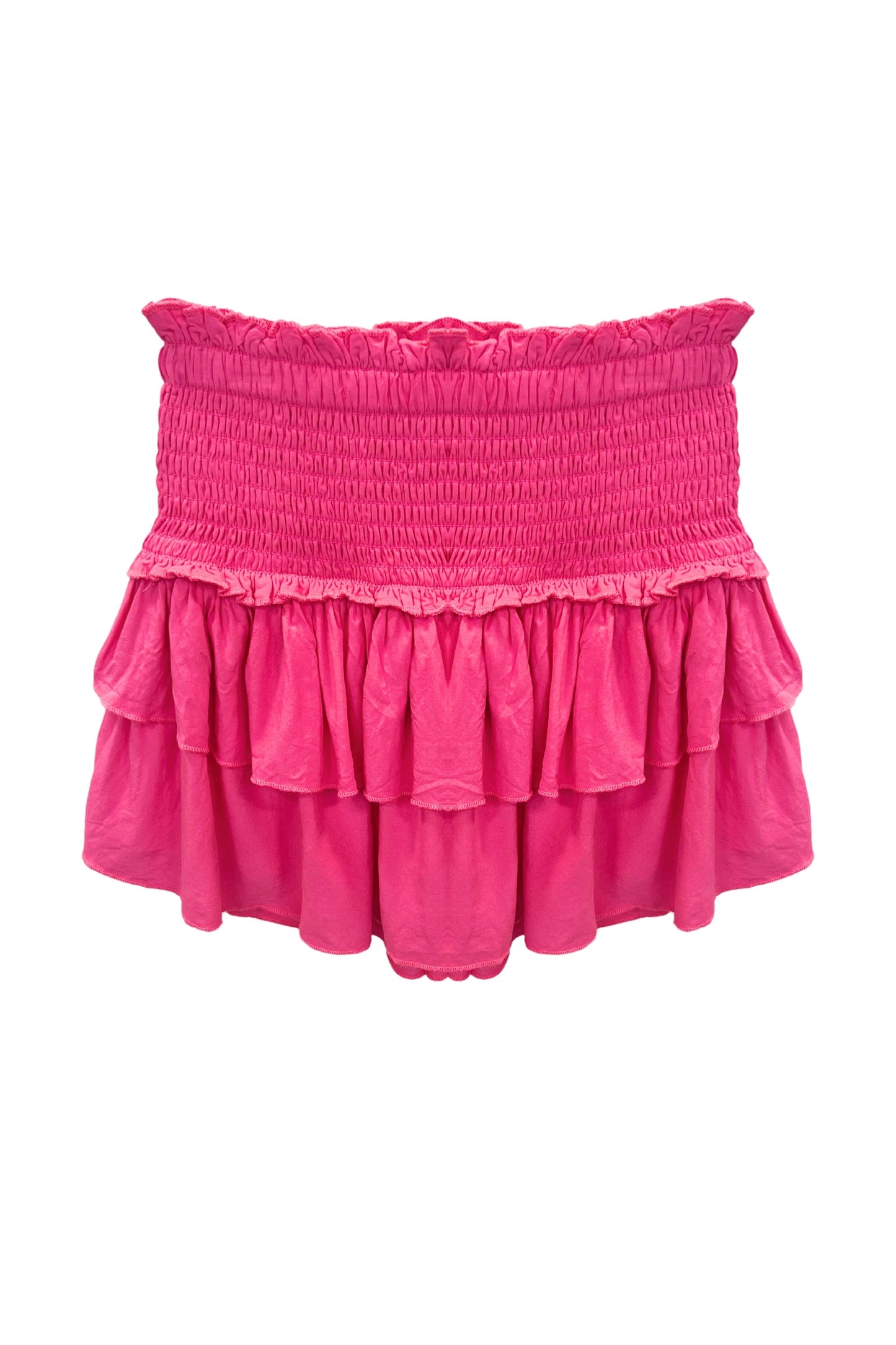 TWEEN BIANCA SOLID TIERED RUFFLE SKIRT - FINAL SALE