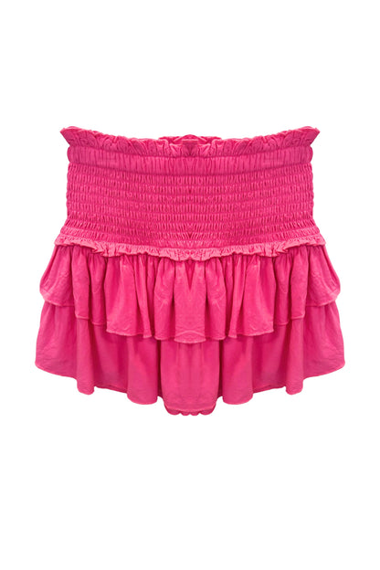 TWEEN BIANCA SOLID TIERED RUFFLE SKIRT - FINAL SALE