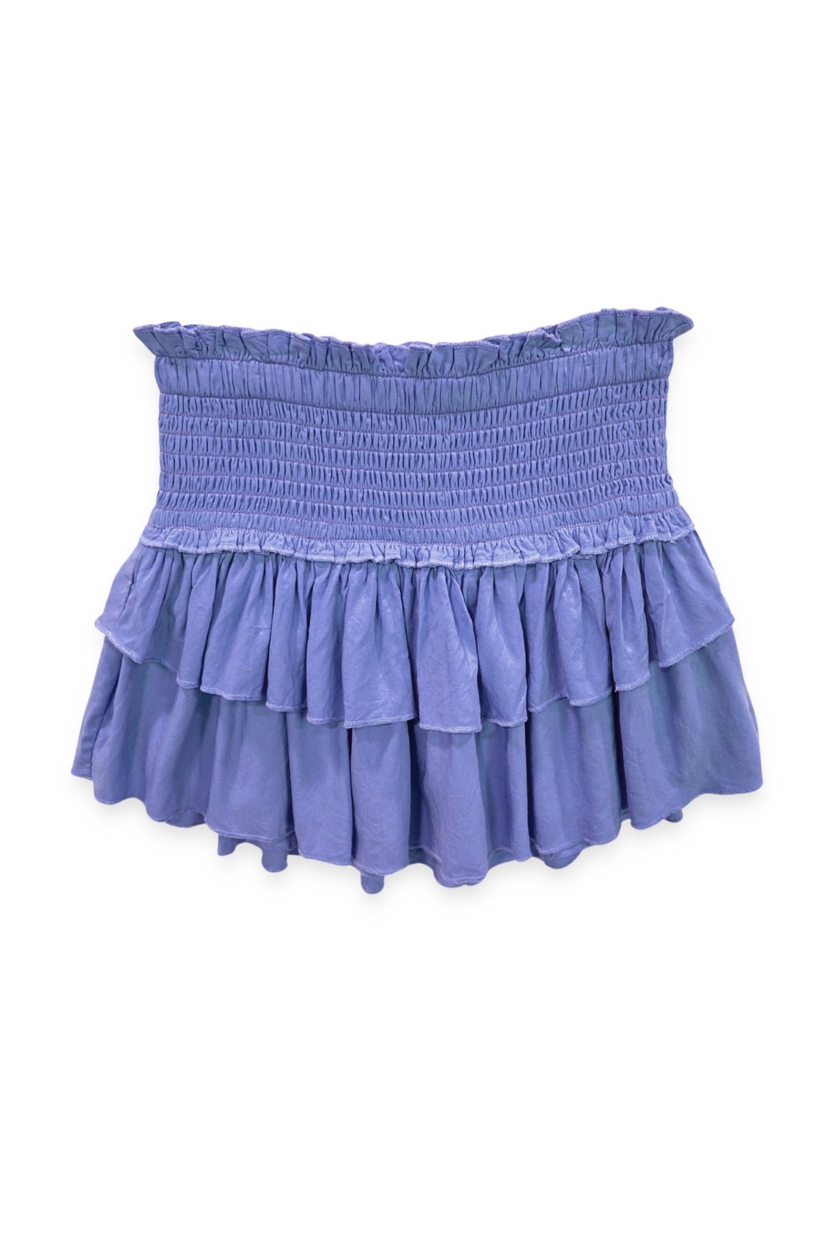 TWEEN BIANCA SOLID TIERED RUFFLE SKIRT - FINAL SALE