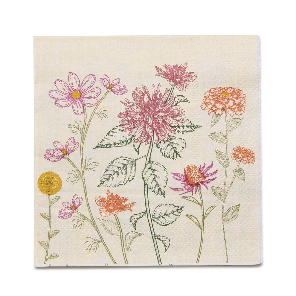 Botanica 3-ply Paper Cocktail Napkin