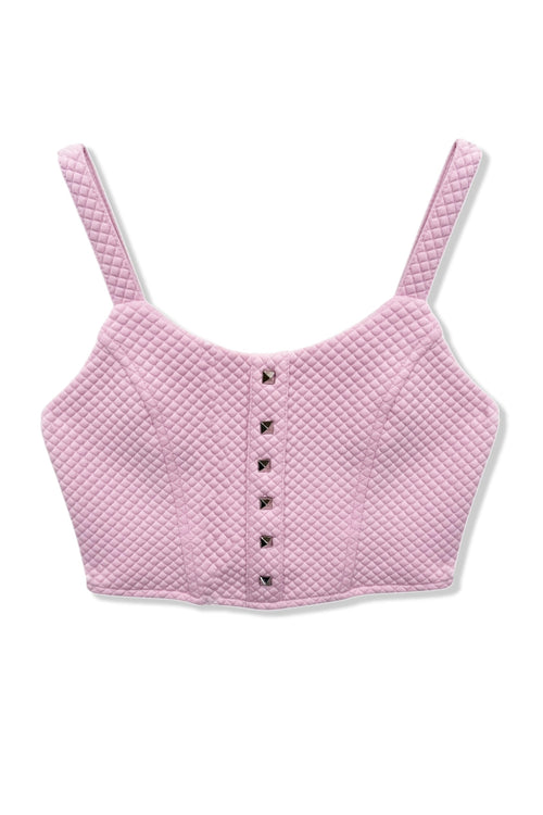 TWEEN ASH STRETCH QUILTED TOP - FINAL SALE