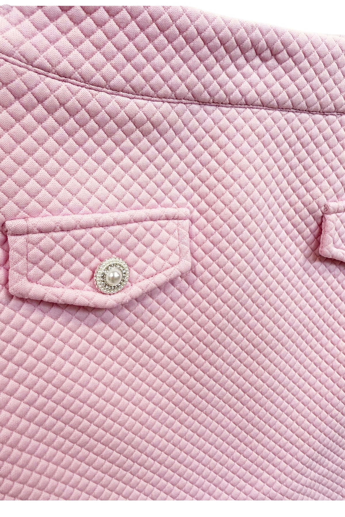 TWEEN CHARLOTTE QUILTED SKIRT W/ POCKET FLAP DETAIL - FINAL SALE