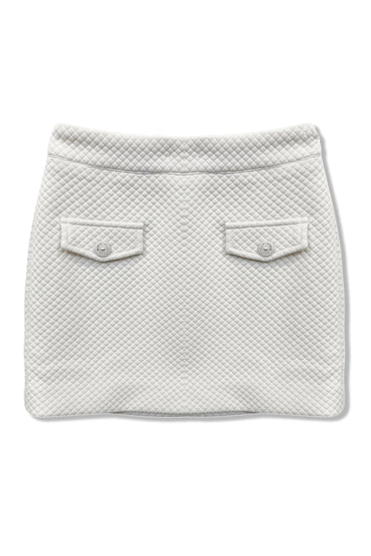 TWEEN CHARLOTTE QUILTED SKIRT W/ POCKET FLAP DETAIL - FINAL SALE