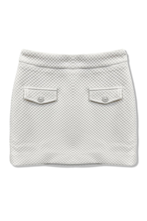TWEEN CHARLOTTE QUILTED SKIRT W/ POCKET FLAP DETAIL - FINAL SALE
