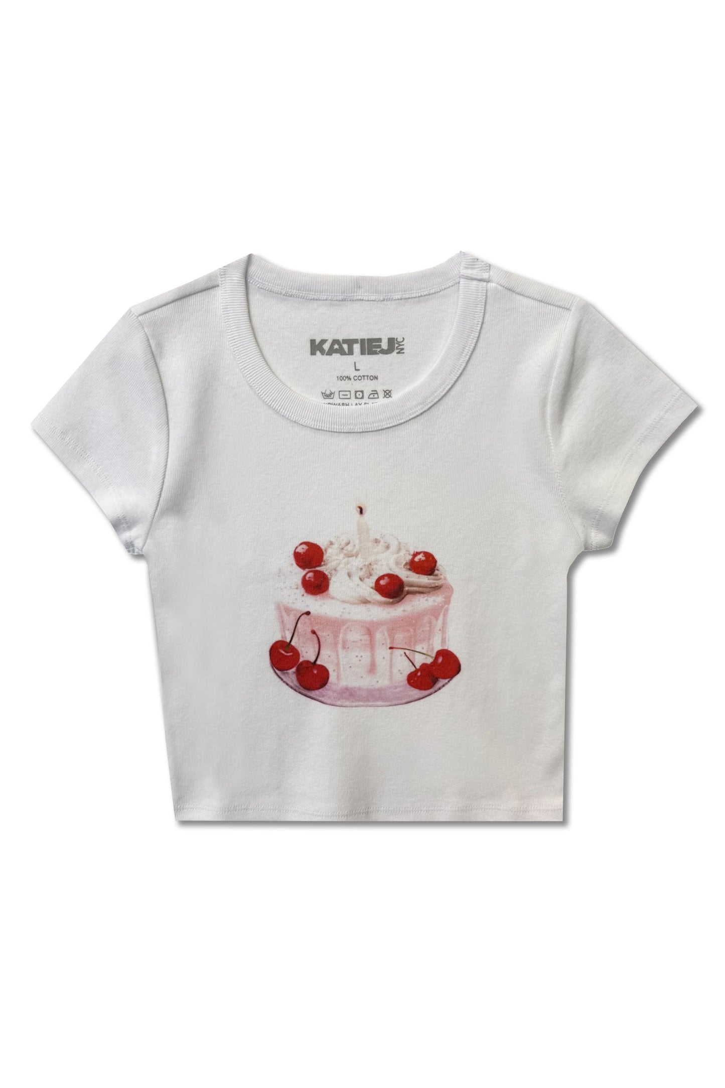 TWEEN CHERRY CAKE GRAPHIC TEE
