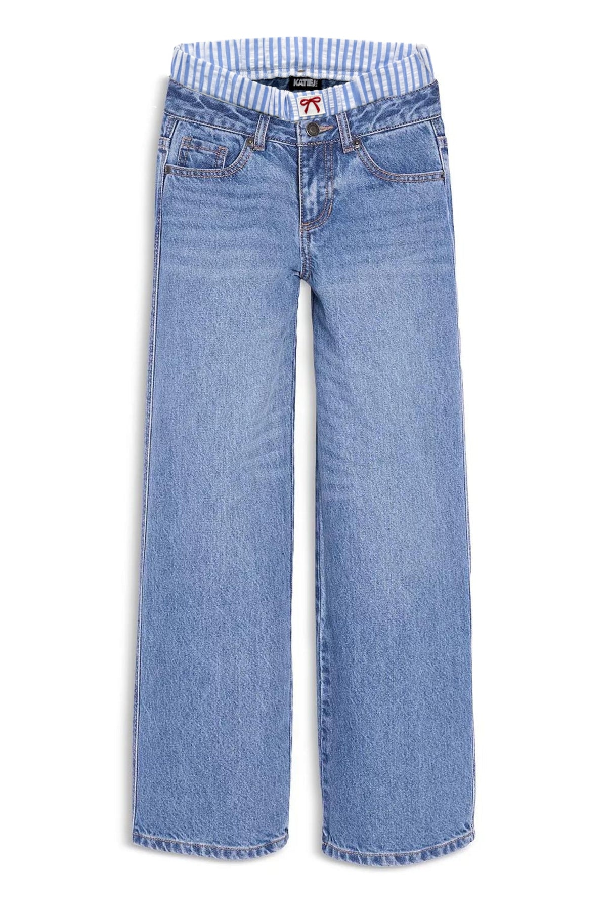 TWEEN CHICAGO LOW RISE JEANS W/ PEEKABOO BOXERS