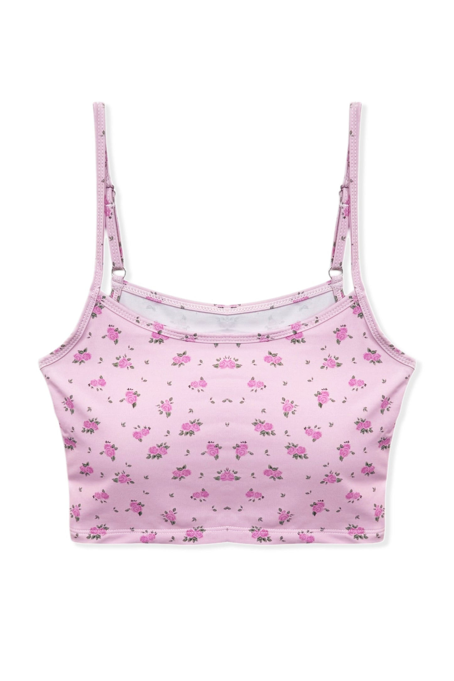 TWEEN CLAUDIA PRINTED ATHLETIC CROPPED CAMI