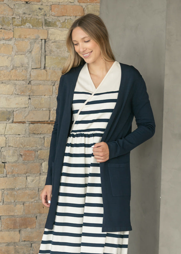 Cally Open Front Cardigan