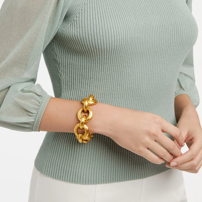 Cannes Link Bracelet - Gold - OS