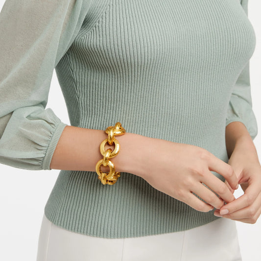 Cannes Link Bracelet - Gold - OS