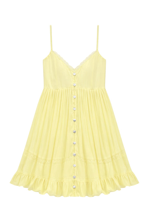 TWEEN DAKOTA BUTTON FRONT DRESS