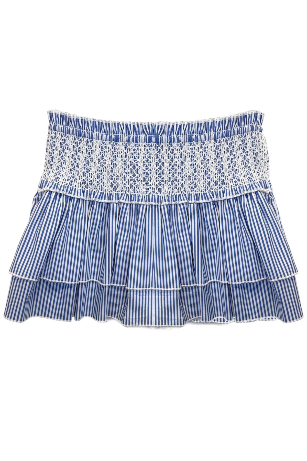 TWEEN DOMINIQUE PRINTED SMOCKED WAIST RUFFLE SKORT - FINAL SALE