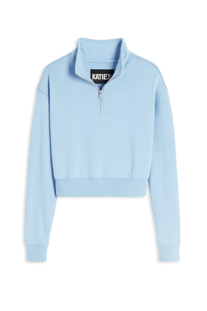 TWEEN DYLAN THREE QUARTER ZIP SWEATSHIRT