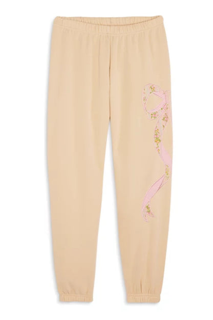 JUNIOR DYLAN  BOW APPLIQUE SWEATPANT