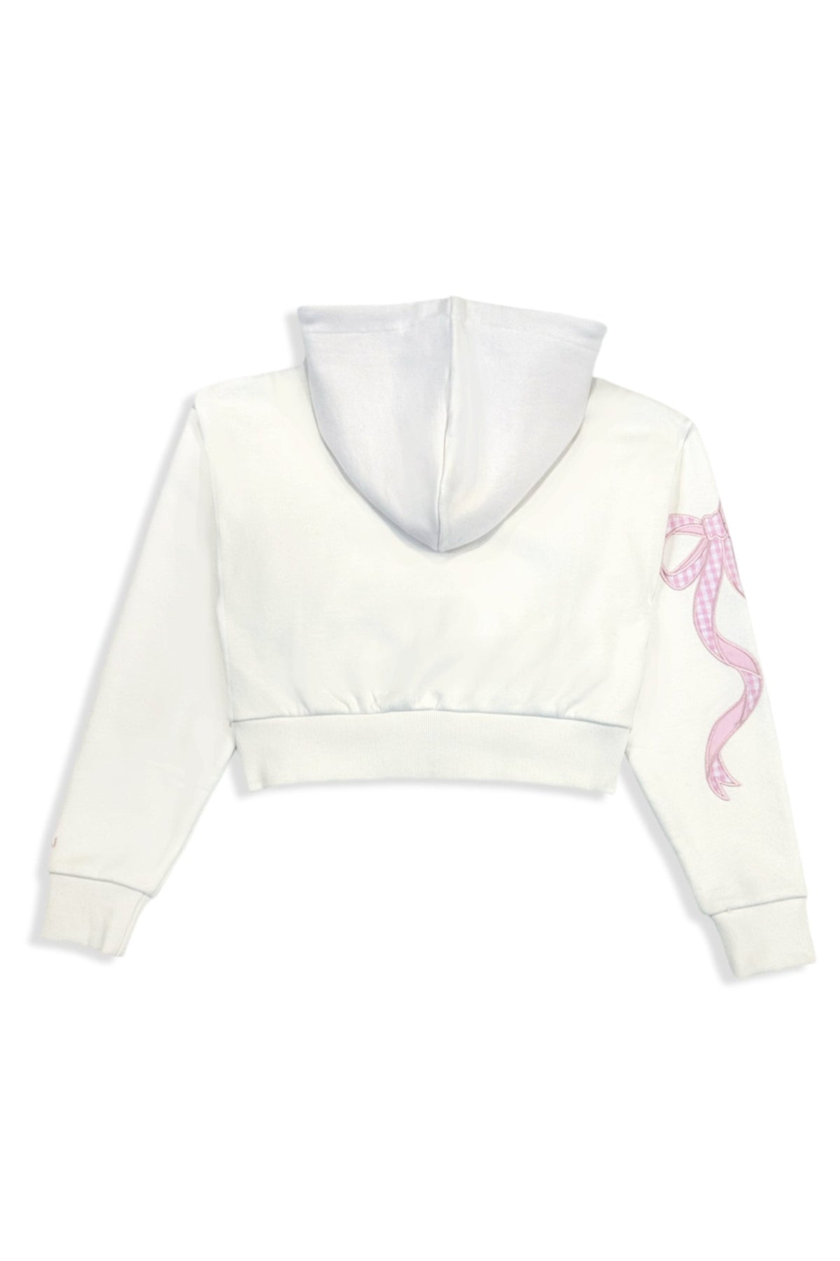TWEEN DYLAN BOW APPLIQUE ZIP HOODIE