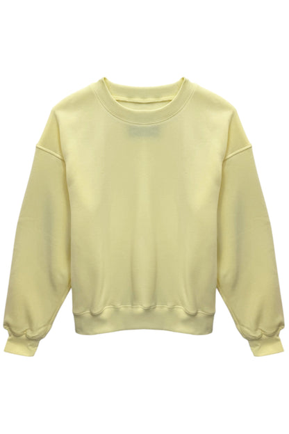 TWEEN DYLAN SOLID OVERSIZED CREW SWEATSHIRT - FINAL SALE