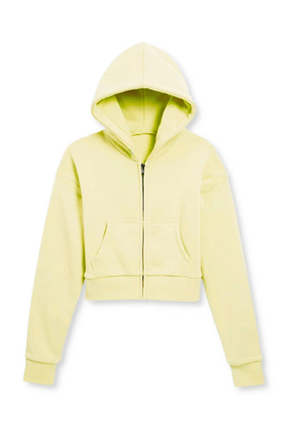 TWEEN DYLAN ZIP CROP HOODIE - FINAL SALE