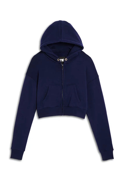 TWEEN DYLAN ZIP CROP HOODIE
