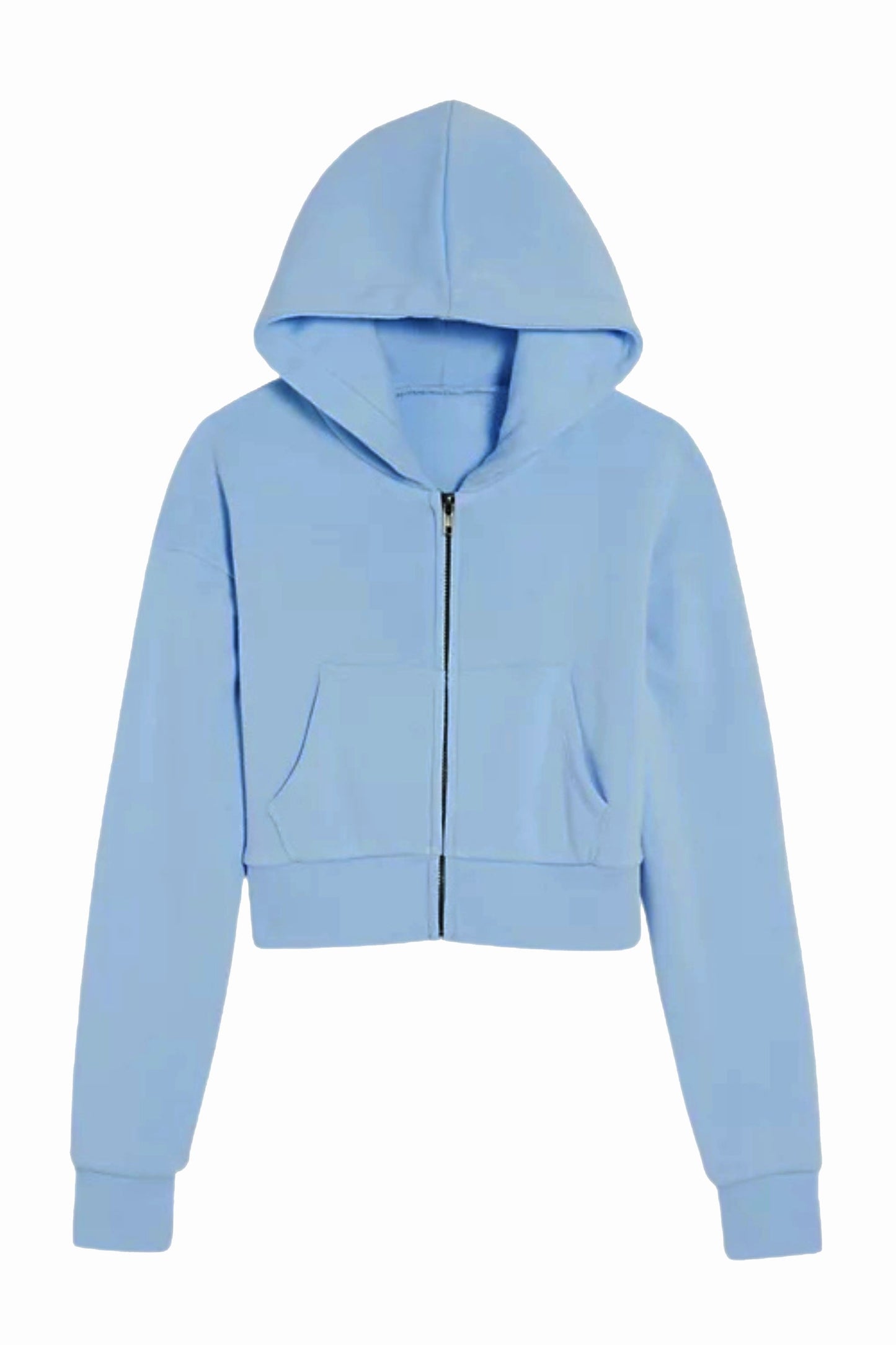 JUNIOR DYLAN ZIP CROP HOODIE - FINAL SALE