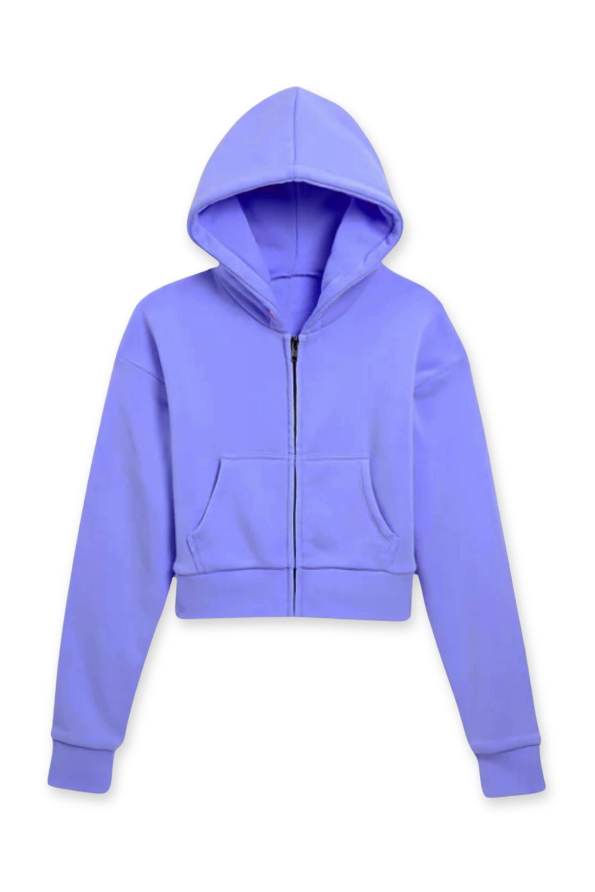 JUNIOR DYLAN ZIP CROP HOODIE - FINAL SALE