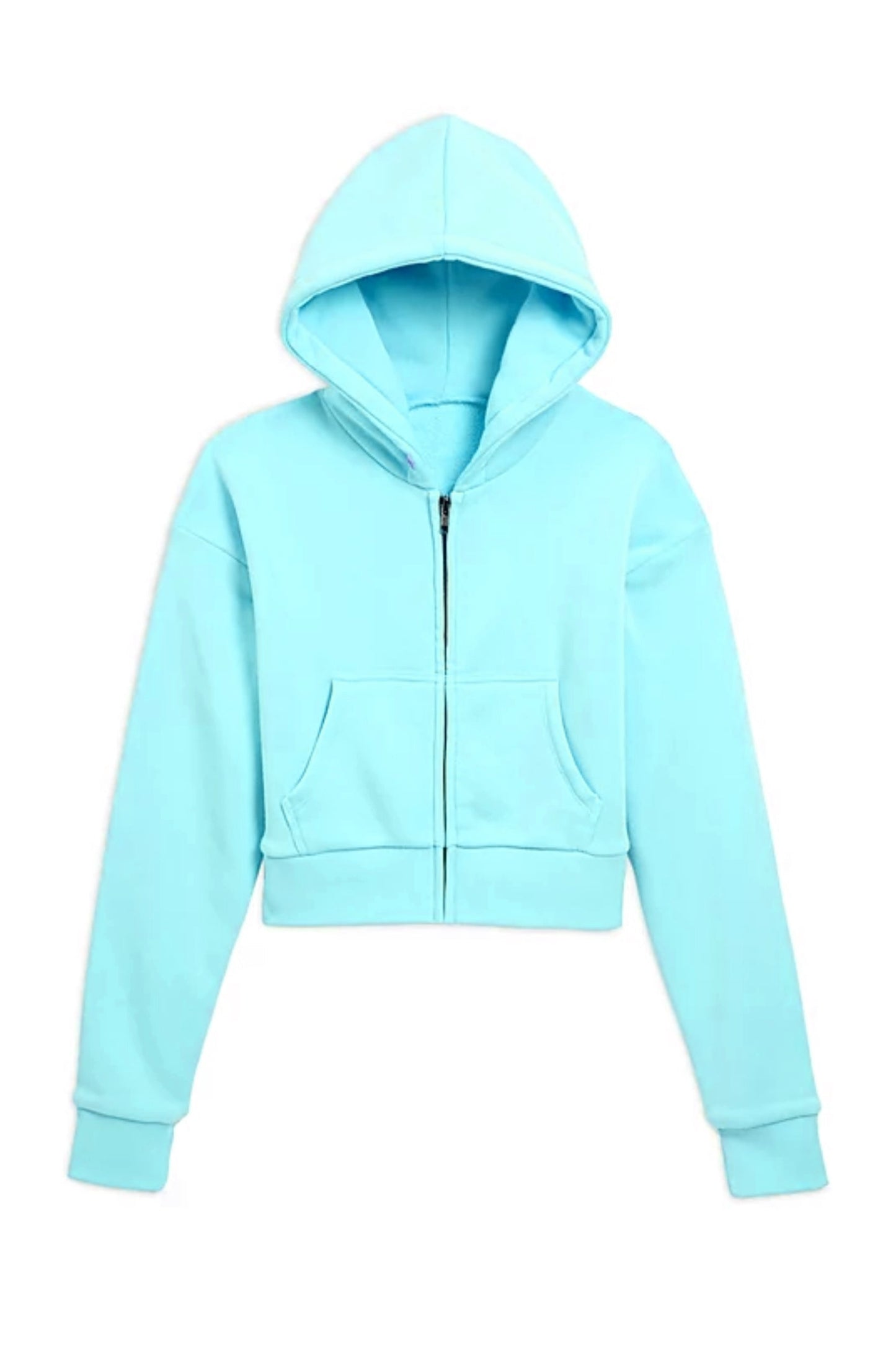 JUNIOR DYLAN ZIP CROP HOODIE - FINAL SALE