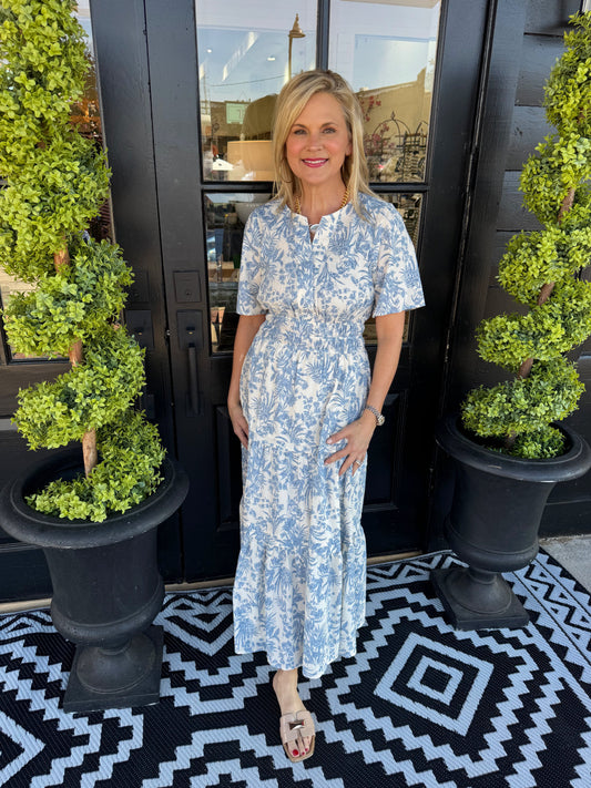 Lila Dress - Blue
