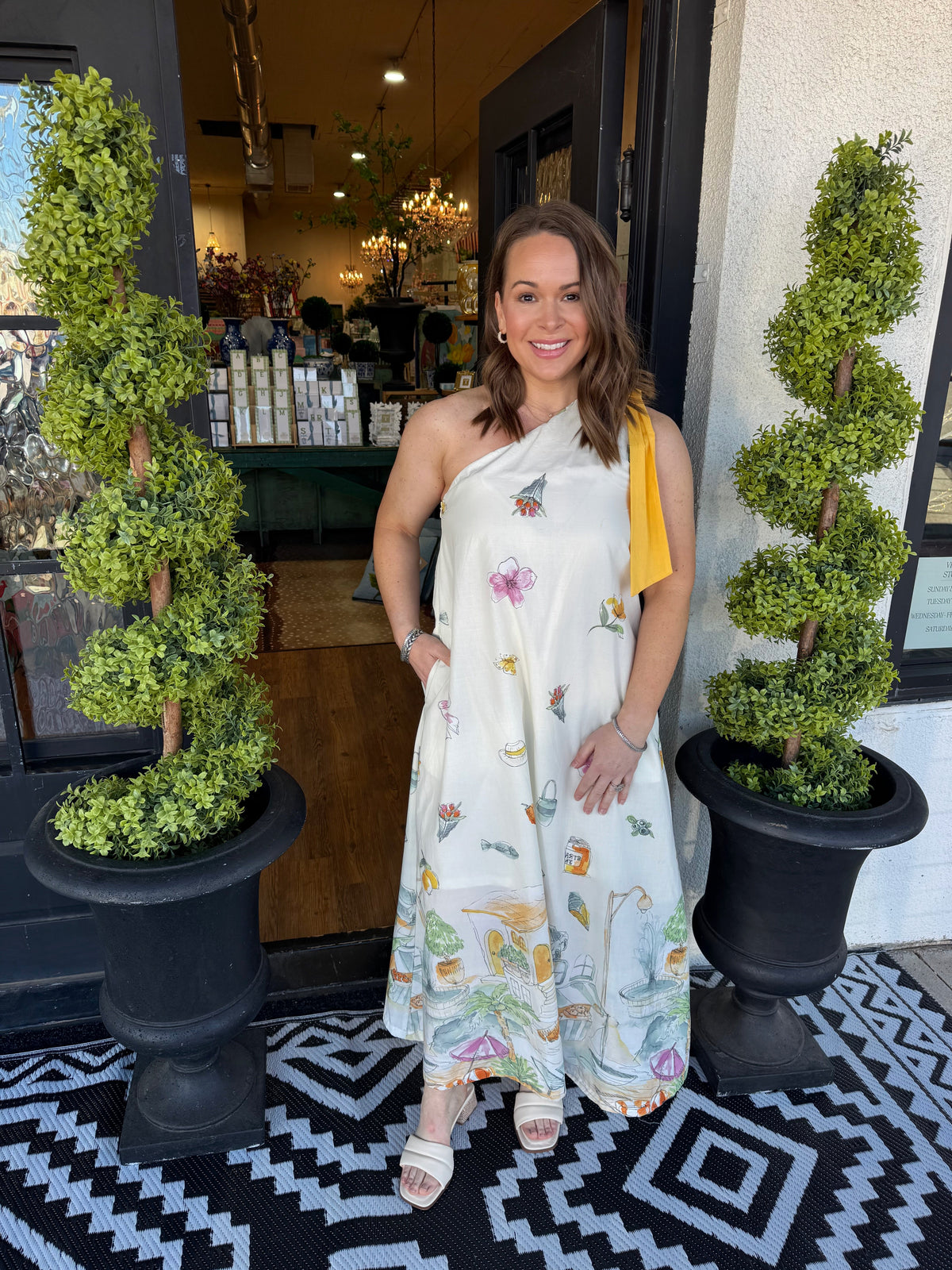 Rose Dress - Cream