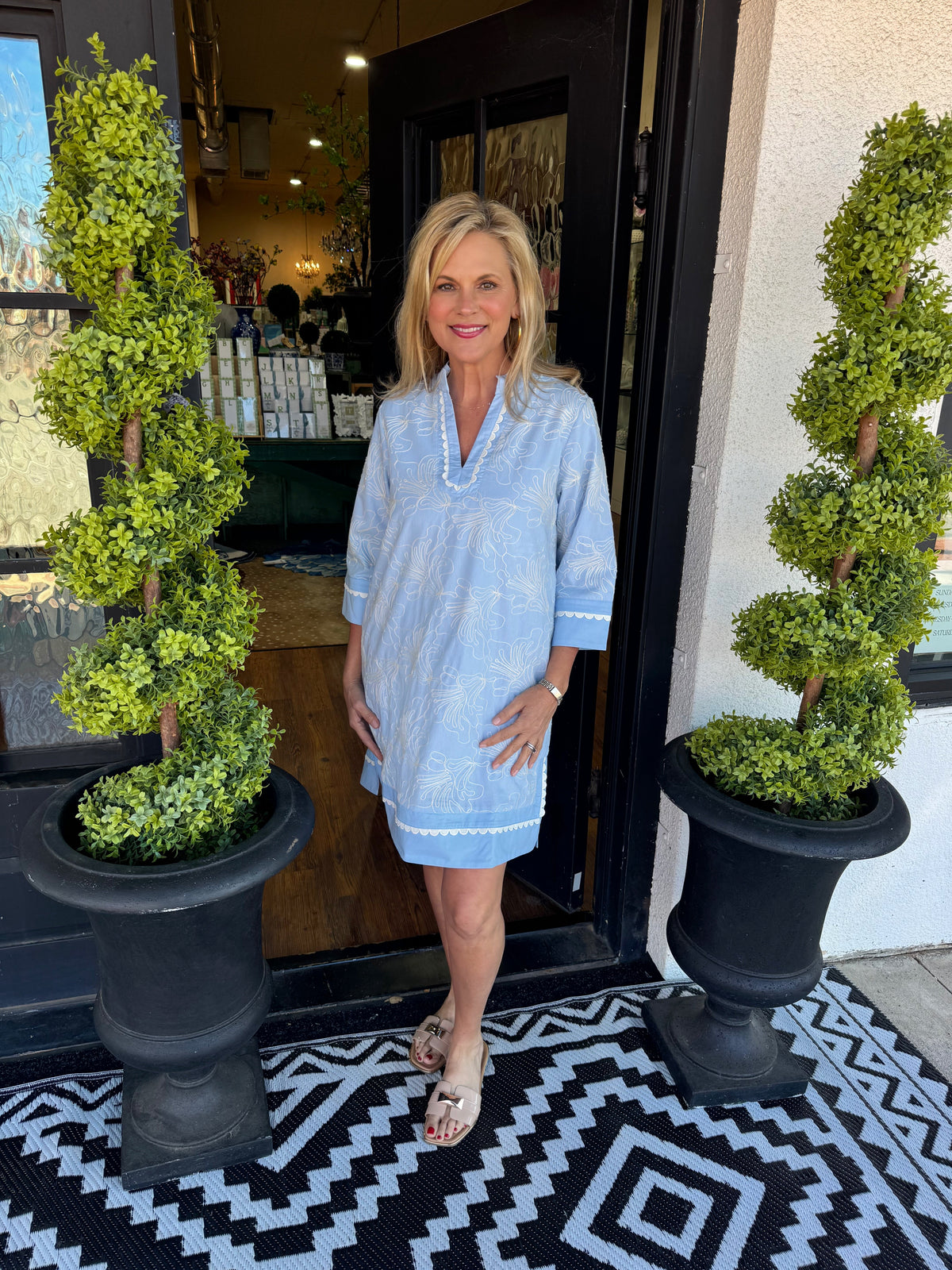Ivy Dress - Blue